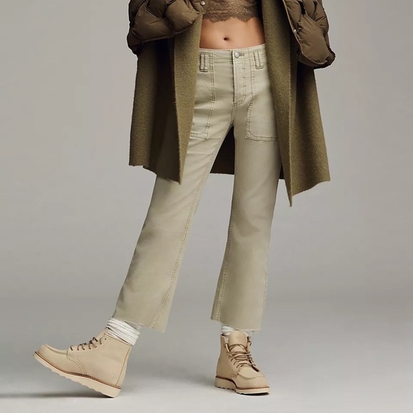 NWT Anthropologie Pilcro Crop Flare Pants 29 - Picture 3 of 7